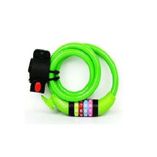 GUAYA GW CABLE ESPIRAL CLAVE COLORES TY523 VERDE