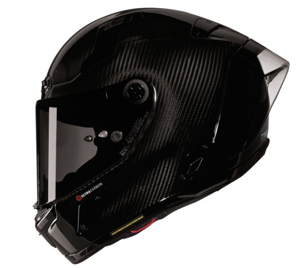 CASCO NOLAN 804RS ULTRA CARB PURO SOLID NEGRO BRILLANTE