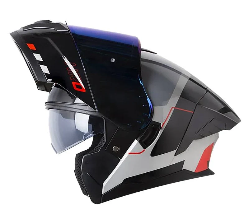 CASCO HRO 3480DV EVO NOSK GRIS ROJO
