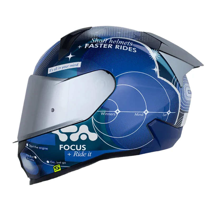 CASCO SHAFT 560 EVO CONNECTION CAMALEONON AZUL