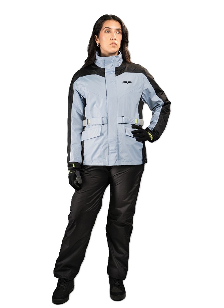 IMPERMEABLE FIREPARTS CYCLONE C3 SOFT BLUE FEMENINO