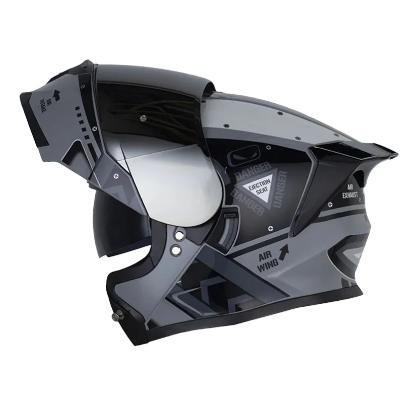 CASCO HRO 3460DV AIRJET GRIS OSCURO BRILLANTE