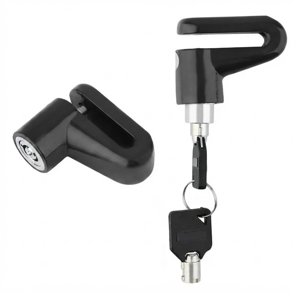 CANDADO GW FRENO DISCO SIN ALARMA PEQUEÑO NEGRO