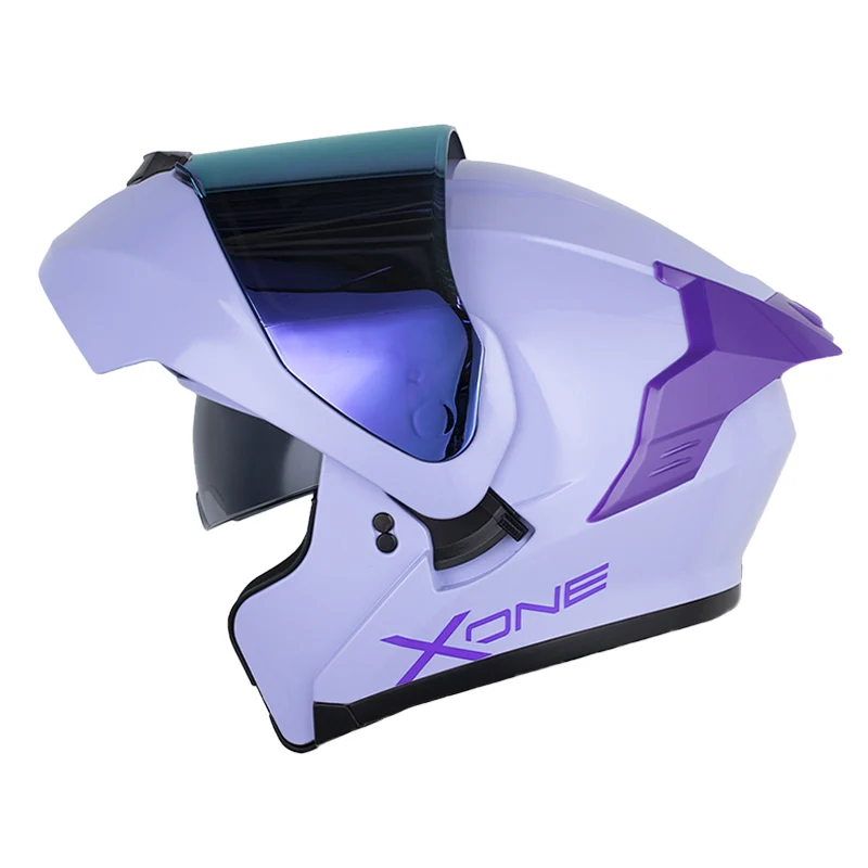 CASCO X-ONE X-3000RS SOLID V2 MORADO CLARO BRILLANTE