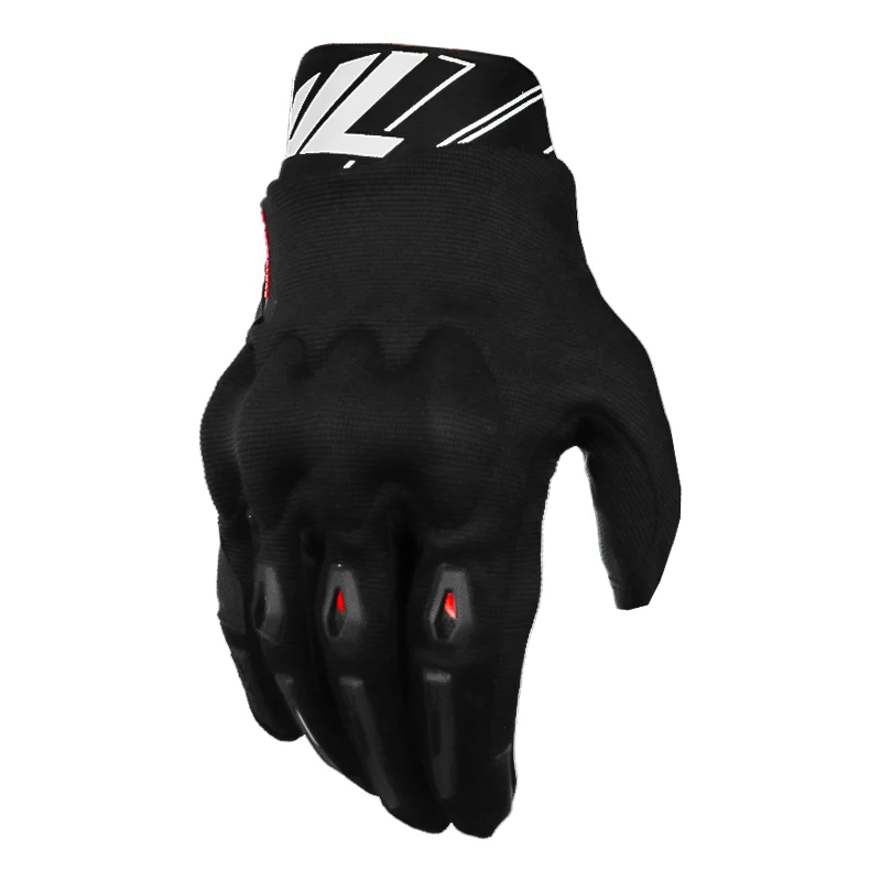GUANTES SEVENTY SD-N66 FULLGAS NEGRO ROJO BLANCO