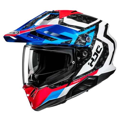 CASCO HJC RPHA 60 DAKAR MC21 AZUL ROJO BRILLANTE