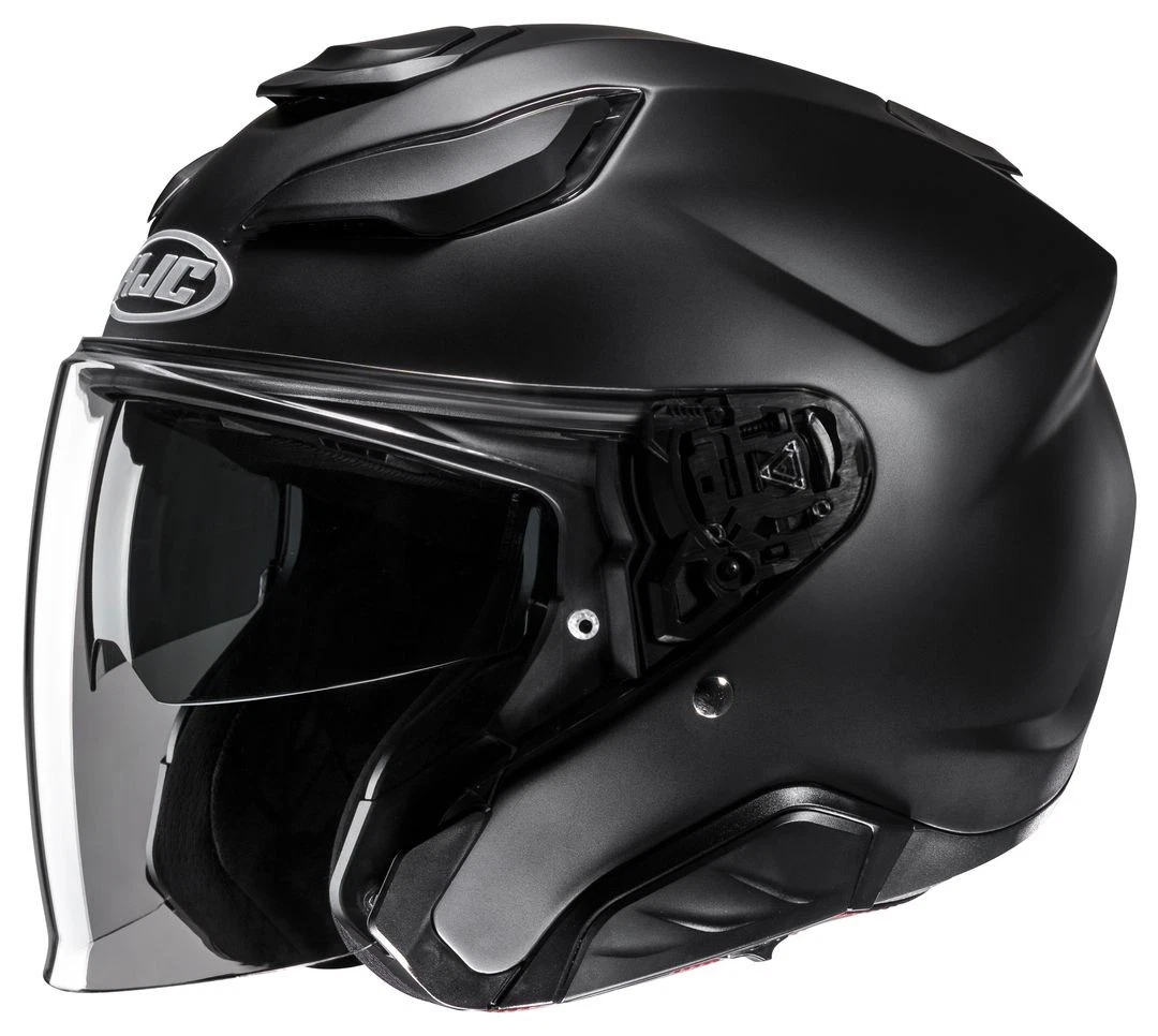 CASCO HJC F31 SOLID SEMI FLAT BLACK NEGRO MATE
