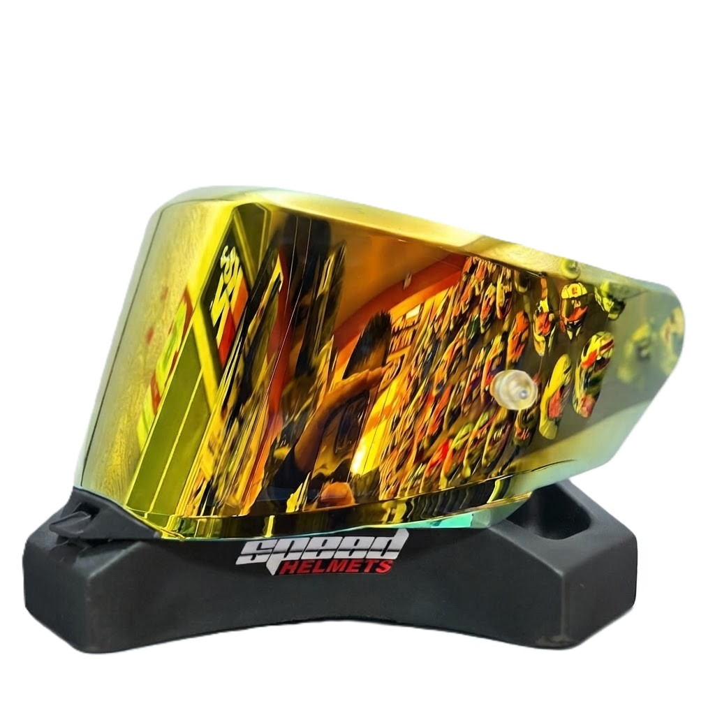 VISOR KYT TT-REVO GENERICO DORADO