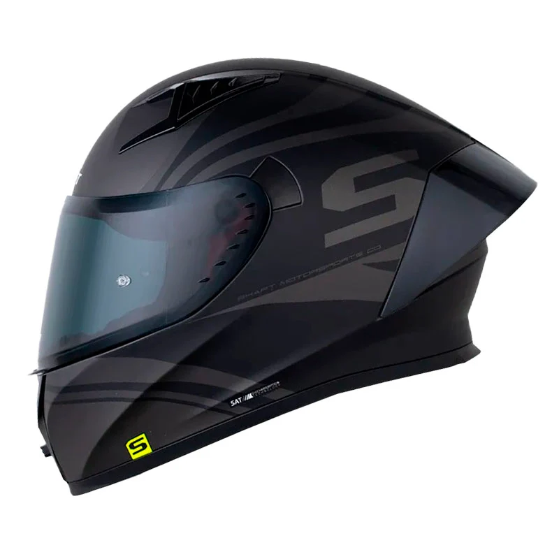 CASCO SHAFT 526SP EVO CORNER NEGRO GRIS OSCURO MATE