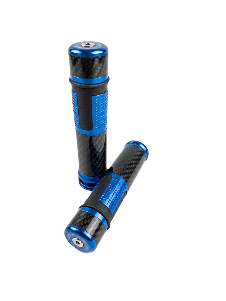 GRIPS CARBONO AZUL