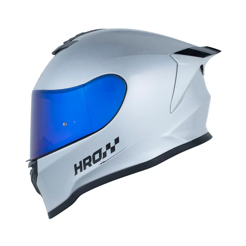 CASCO HRO 506SP SOLID V2 CAMALEON GRIS OSCURO BRILLANTE