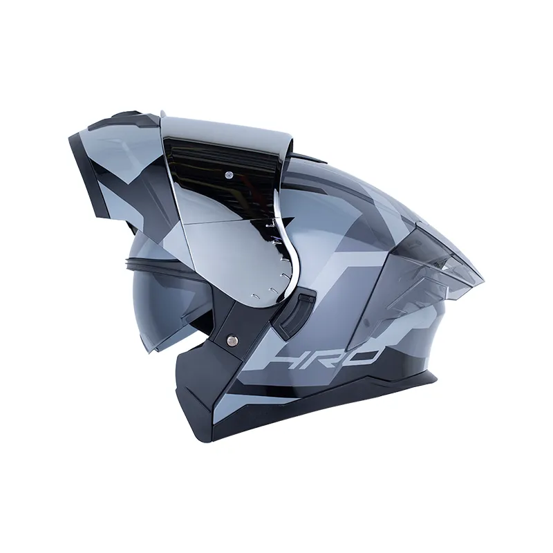 CASCO HRO 3480DV EVO PRIVILEX GRIS OSCURO BRILLANTE