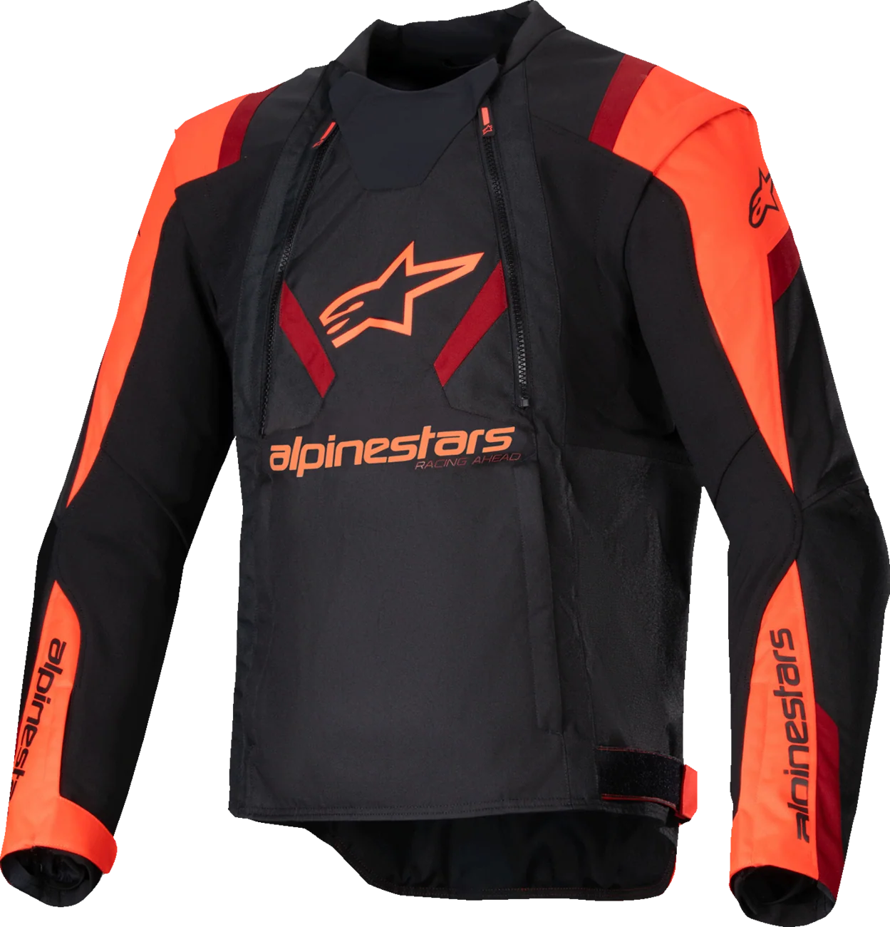 CHAQUETA ALPINESTARS PROTEC T-STUNT AIR NEGRO ROJO